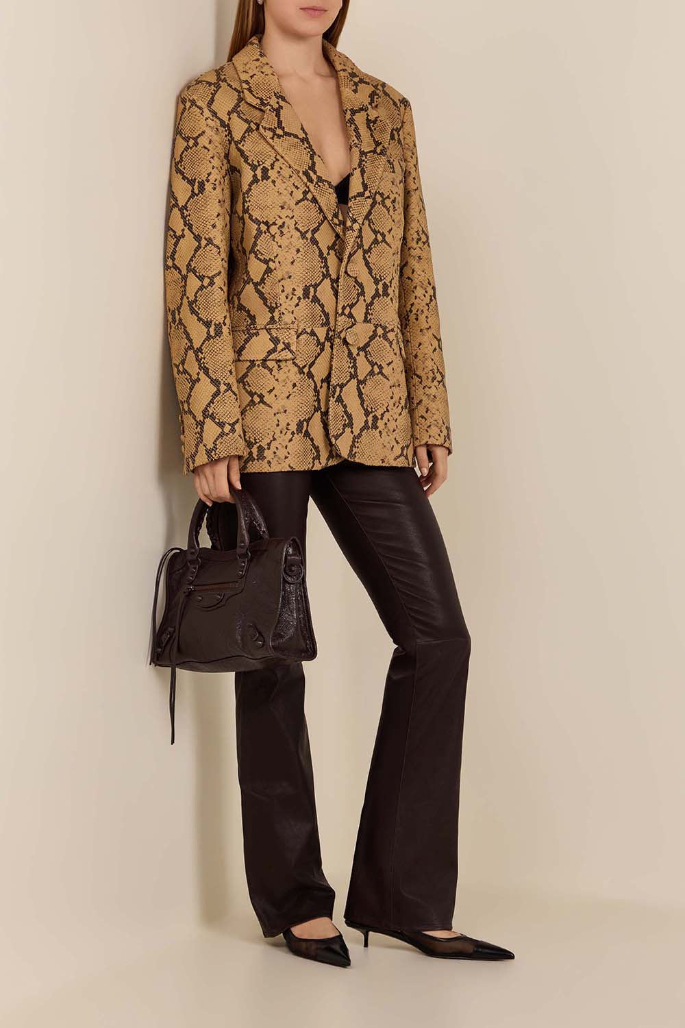 בלייזר עור בהדפס נחש